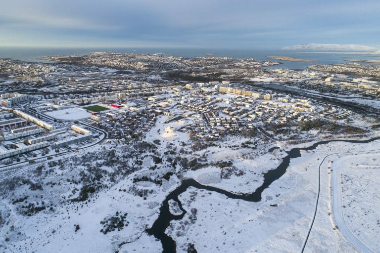 Reykjavik from above