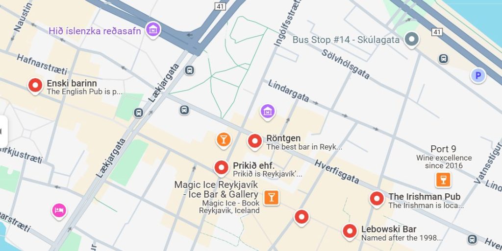 Pub Crawl in Reykjavík: Option 2